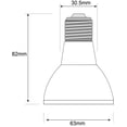 thumbnail image 2 of SunLight2® Builders Edition, PAR20 Form with Standard E26 Medium Base, Single CCT 3000K, 25° Beam Angle, White Finish, 4 Pack., 2 of 5