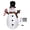 Multicolor (EU Plug), variant on Rupoun 5.2ft Inflatable Snowman Christmas Decoration with Rotating LED Lights, Outdoor Blow Up Yard Decor, US Plug, 1.6m