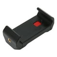 thumbnail image 3 of Tripod Mount Smartphone Clip, Rotatable Anti Slip Phone Tripod Mount Adapter Strong Grip  For Travel Tripods, 3 of 8
