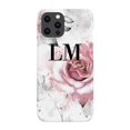 thumbnail image 1 of Personalised Floral Rose Initials iPhone 16 Pro Max Case,iPhone 16, 1 of 5
