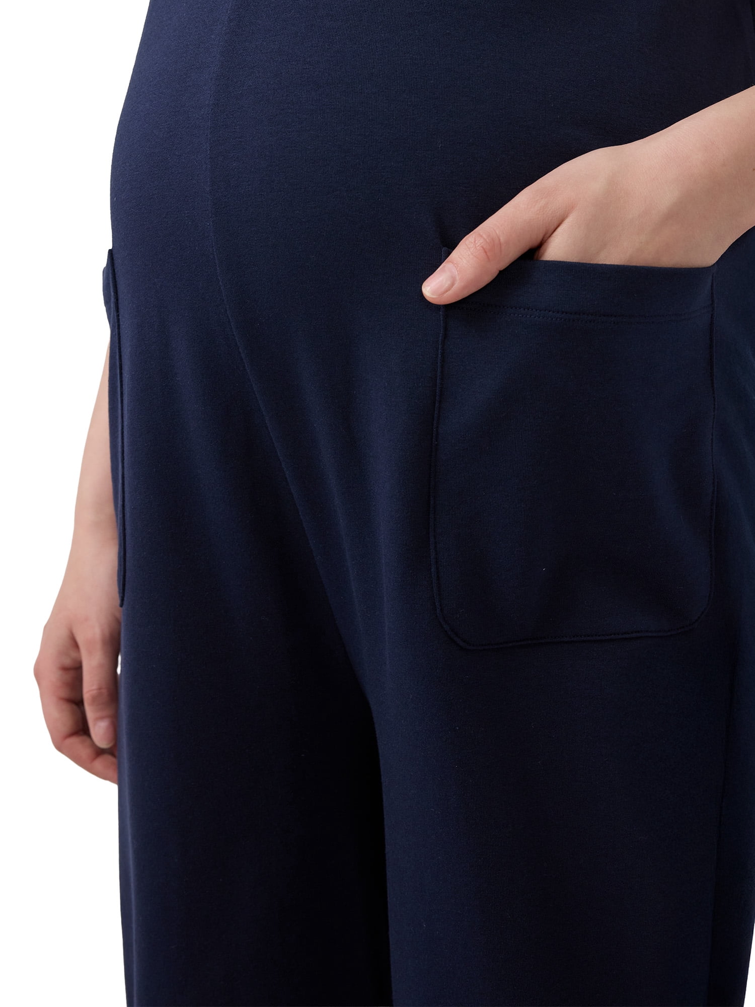 Ingrid & Isabel For Every Belly Women’s Maternity Pocket Knit Jumpsuit, Sizes S-XXL