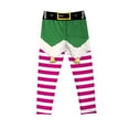 thumbnail image 2 of BFHHYA Toddler Girls' Christmas Leggings - Elastic Waist Printed Tight Pants for Festival Wear (3-8 Years), 2 of 5
