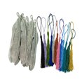 thumbnail image 1 of Forma de plumas antigua Bookmark con borlas Libro de aleación de zinc Marcas Joyas Making Crafts Crafting Crafting Accesorios Regalos Antigua Plata Inevent HA010544-01B, 1 of 7