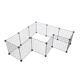 thumbnail image 4 of IFANLANDOR Black Iron Pet Cage for Dog Rabbit with Durable Design and Easy Assembly Portable Folding Crate 35x35, 4 of 8