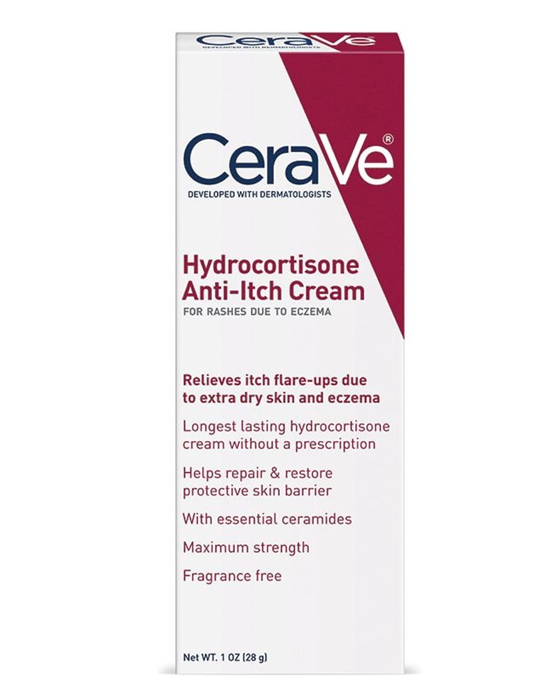 CeraVe Hydrocortisone Anti-Itch Cream, Fragrance Free- 1 oz