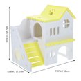 thumbnail image 2 of OULII Hamster Playhouse Guinea Pig Hideout Villa Fun Cage Accessory For Pets For Sleep Play Rest, 2 of 4