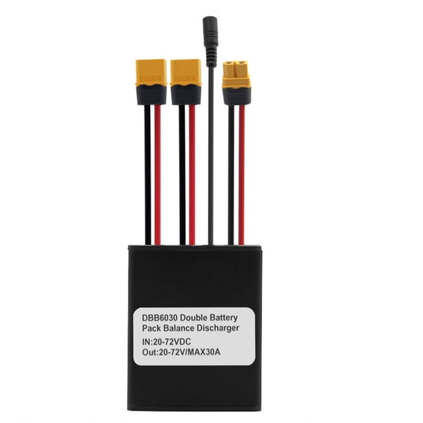 Convertidor de Descarga de Batería Doble para Bicicleta Eléctrica 20V‑72V 30A Adaptador de Módulo Paralelo de Batería Dual para Motor de Bicicleta Eléctrica