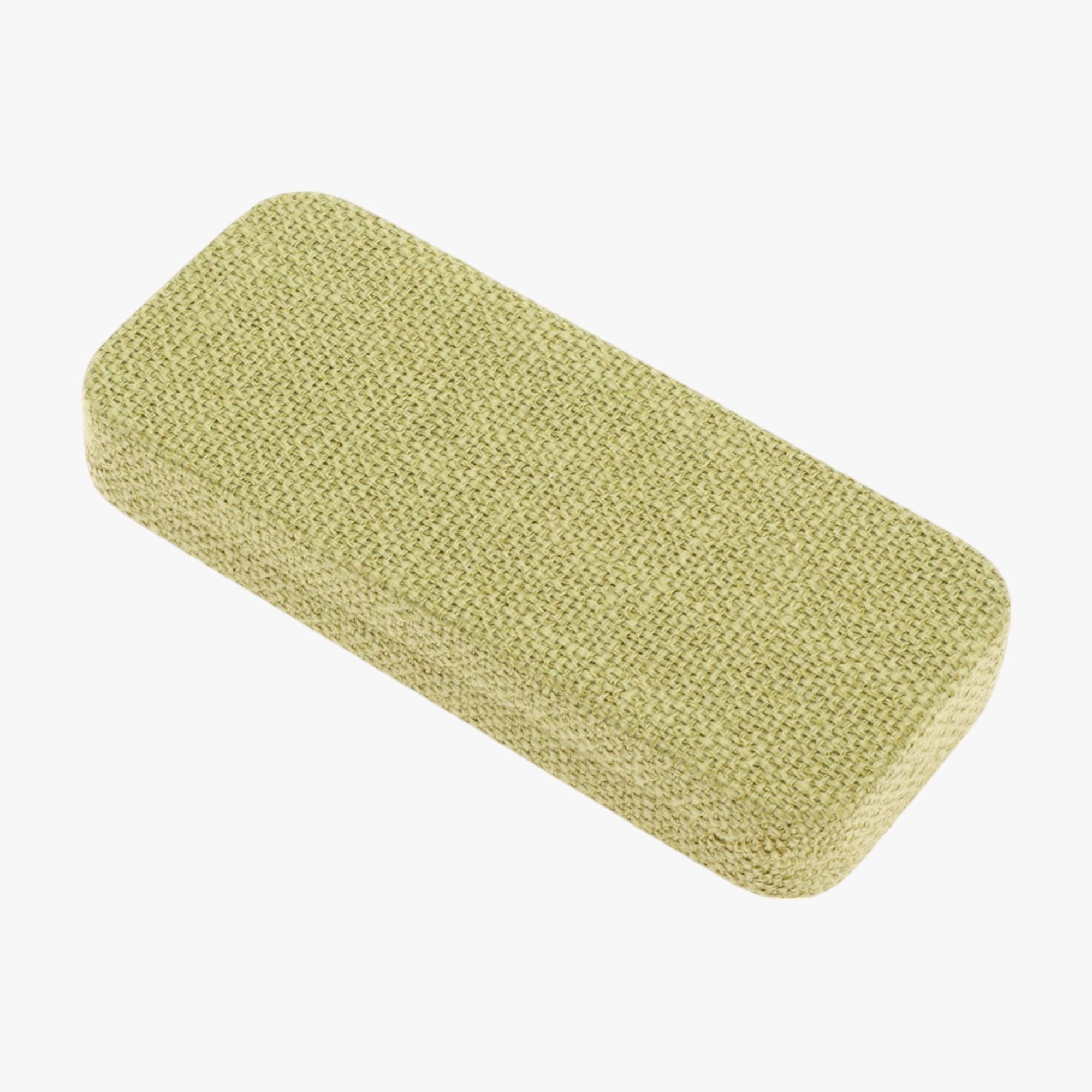 Unique Bargains Burlap Eyeglasses Case Portable Eyeglasses Storage Green