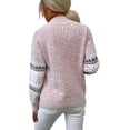 thumbnail image 3 of UZMOG Sweaters for Women, Women's Sweaters Casual Knitted Pullover Sweaters Long Sleeve Mock Neck Tops, Fall Winter Fashion Clothing, 3 of 6