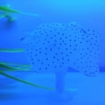 thumbnail image 2 of Silicone A rtificial Coral Plant Uerwater Decoration - Blue Jinwen pecera coral, 2 of 8