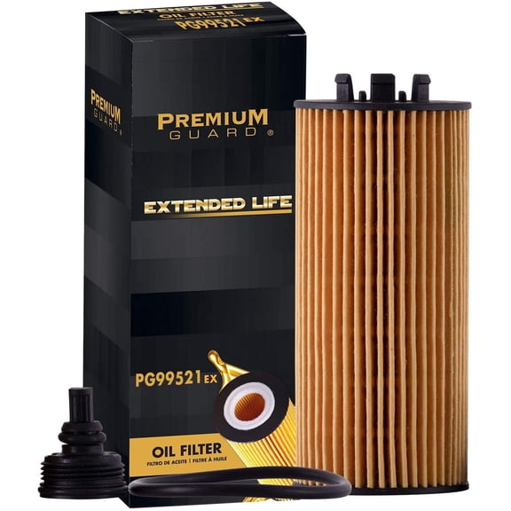 Premium Guard Extended Life Oil Filter up to 10k Miles PG99521EX | Fits 2020-2024 Mini Cooper, Cooper Countryman, 2020-2024 BMW 228i xDrive Gran Coupe, 2020-2024 Mini Cooper Clubman
