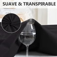 thumbnail image 3 of Amorosa 2 Piezas Fundas de Almohadas Impermeable Protectores de Almohada Suaves y Acogedoras para el Hogar Dormitorio Hotel Negro Estándar-50*80cm, 3 of 7