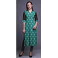 thumbnail image 2 of Bimba Rayon Printed StraightLong KurtisFor Women Panel Kurta Summer Tunic, 2 of 6