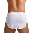 thumbnail image 4 of Haitryli Men Athletic Boxer Shorts Sides Split Press Button Crotch Boxer Briefs Running Sports Shorts White XXL, 4 of 6