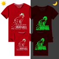 thumbnail image 1 of Camisetas de Navidad a juego para la familia, sudadera luminosa brillante con cuernos de árbol de Navidad, 1 of 3