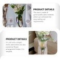 thumbnail image 5 of MLINS  Floral Vase Clear Flower Arrangement Holder Office Decoration, 5 of 8