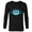 Black, variant on Disney and Pixar’s Inside Out 2 Envy Big Face Costume- Long Sleeve T-Shirt for Men - Customized-White