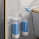 thumbnail image 5 of Juegos De Escobillas Para Inodoro Kit de escobilla de baño Herramienta de limpieza de mango largo montada en la pared para baño (azul), 5 of 8