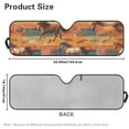 thumbnail image 3 of Psesaysky Tribal Horse Dreamcatcher Windshield Sun Shade Sun Visor Heat Shield for Front Window Car Off-road Vehicle Accessories Keep Vehicle Cool, 3 of 7