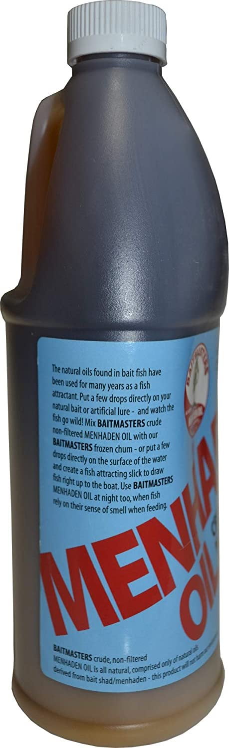 Baitmasters Menhaden Oil Fish Attractant 32 Ounces