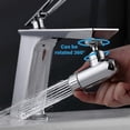 thumbnail image 4 of (Silver) Faucet Water Filter, Kitchen Faucet Nozzle with Filter, Swivel Faucet Aerator, Faucet Aerator Extension, Kitchen Faucet Spray, 4 of 5
