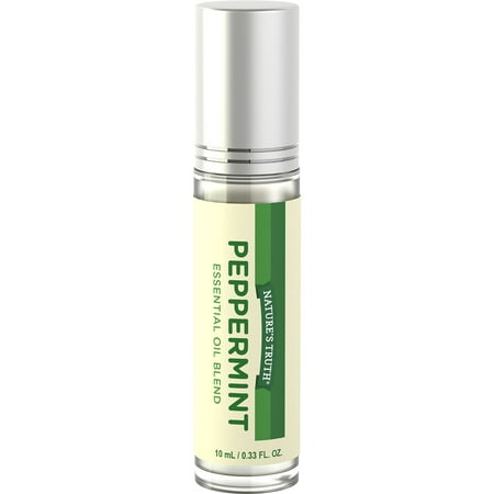 Nature's Truth Aromatherapy Peppermint on the Go Roll-On Essential Oil Blend, .33 fl (Best Essential Oil Blends For Skin)