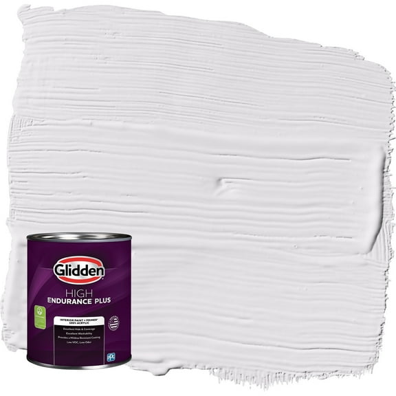 Glidden HEP Orchid Blossom / Purple Flat Interior Paint with Primer, 1 Quart