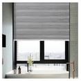 HMTtie Cordless Zebra Shades for Windows,Grey Sheer Mini Zebra Blinds