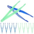 thumbnail image 1 of EIGTHTAIL 10 Disposable Round Tip Plastic Craft Tweezers, 1 of 4