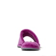 thumbnail image 4 of Dearfoams Women's Beatrice Microfiber Velour Slide House Slipper, 4 of 9
