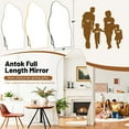 thumbnail image 6 of Antok 81"x41" Cloud Full-Length Mirror with Stand - Elegant Floor Mirror, Shatterproof, Freestanding/Wall Mount, for Bedroom, Dressing Room, Reinforced Sliver Frame, 6 of 9