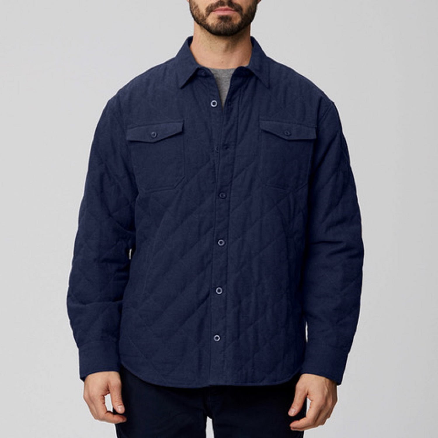 Sale > walmart men's quilted flannel shirts > in stock