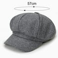 thumbnail image 5 of Dress Choice Women Beret Newsboy Hat French Wool Cap Classic Autumn Spring Winter Hats for Daily Wear, 5 of 8