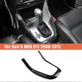 thumbnail image 2 of Carbon Fiber Central Console Gear Shift U-Type Cover Trim Frame, 2 of 5