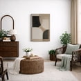 thumbnail image 5 of Canvas Print Neutral Geometric Wall Art Modern Abstract Decorative for Living Room Bedroom - 12"x18", 5 of 8