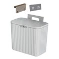 thumbnail image 3 of Seau à Compost Intérieur Montable Compact Portable pour Bureau Armoire Cuisine Gris 7 L, 3 of 8