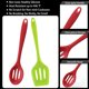 thumbnail image 3 of Utensilios de cocina de silicona, 2 espátulas para utensilios para hornear, resistentes al calor, antiadherentes y aptos para lavavajillas, 3 of 5