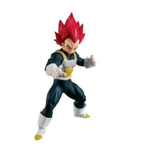 Bandai Shokugan Dragon Ball Styling Super Saiyan God Vegeta 4.5" Molded Figure