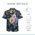 thumbnail image 7 of High Quality Hawaiian Shirts for Men Short Sleeve Aloha Beach Shirt Floral Summer Casual Button Down Shirts Blouses NZT4SP, 7 of 7