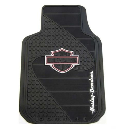 Bar & Shield Universal-Fit Front 1467 Set of 2 Plasticolor Molded Products Harley-Davidson Elite Floor Mats Bar & Shield Universal-Fit Front 1467 Set of 2 Plasticolor Molded Products Harley-Davidson Elite Floor Mats