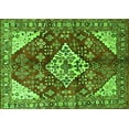 thumbnail image 1 of Ahgly Company Indoor Rectangle Medallion Green Traditional Area Rugs, 8' x 10', 1 of 1