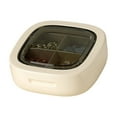 thumbnail image 2 of Small Square Pill Organizer with Transparent Lid, Daily Medication Management Box, Compact Medicine Storage for Personal Use(Beige), 2 of 6