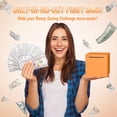 thumbnail image 3 of Hizgo Orange Stainless Steel Piggy Bank for Adult, Must Break to Open Money Saving Box (Orange 4.72 Inch), 3 of 7
