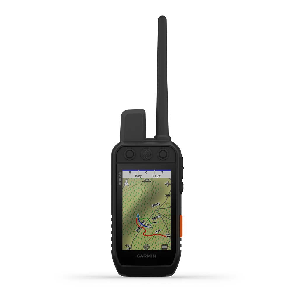 Garmin Alpha 200i (Handheld Only) GPS Dog Tracker HuntBetter Bundle | +Garmin Field Bag, PlayBetter Portable Charger & GPS Tether Lanyard | Track & Train Dog GPS