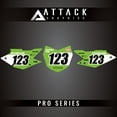 thumbnail image 4 of Attack Graphics Pro Series Number Plate Backgrounds for Kawasaki KLX140R 2023, 4 of 4