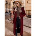 thumbnail image 2 of Fall Cardigan Sweaters for Women Fashion Open Front Hooded Cable Oversized Long Trendy Warm Winter Coats Outfits, 2 of 12
