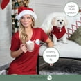 thumbnail image 2 of Hello Mello Holiday Sleep Shirt Soft Lounge Pajama V-Neck Nightgown, Christmas Cheer (Women's), 2 of 9