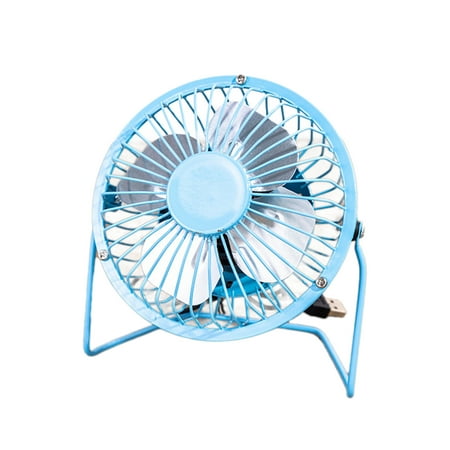 

Porfeet Mini Fan Mute Reusable Metal USB Powered Desk Fan Appliance for Home