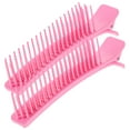 thumbnail image 1 of UPOUART 2pcs Multi Function Salon Hairclip for Cutting Family Home Use Pink, 1 of 4