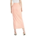 thumbnail image 2 of INC Womens Ruched Split Hem Maxi Skirt, 2 of 2